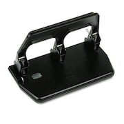 MASTER CRAFT PRODUCTS Master Products MP50 40-Sheet Heavy-Duty Three-Hole Punch  9/32   Holes  Gel Pad Handle  Black MP50